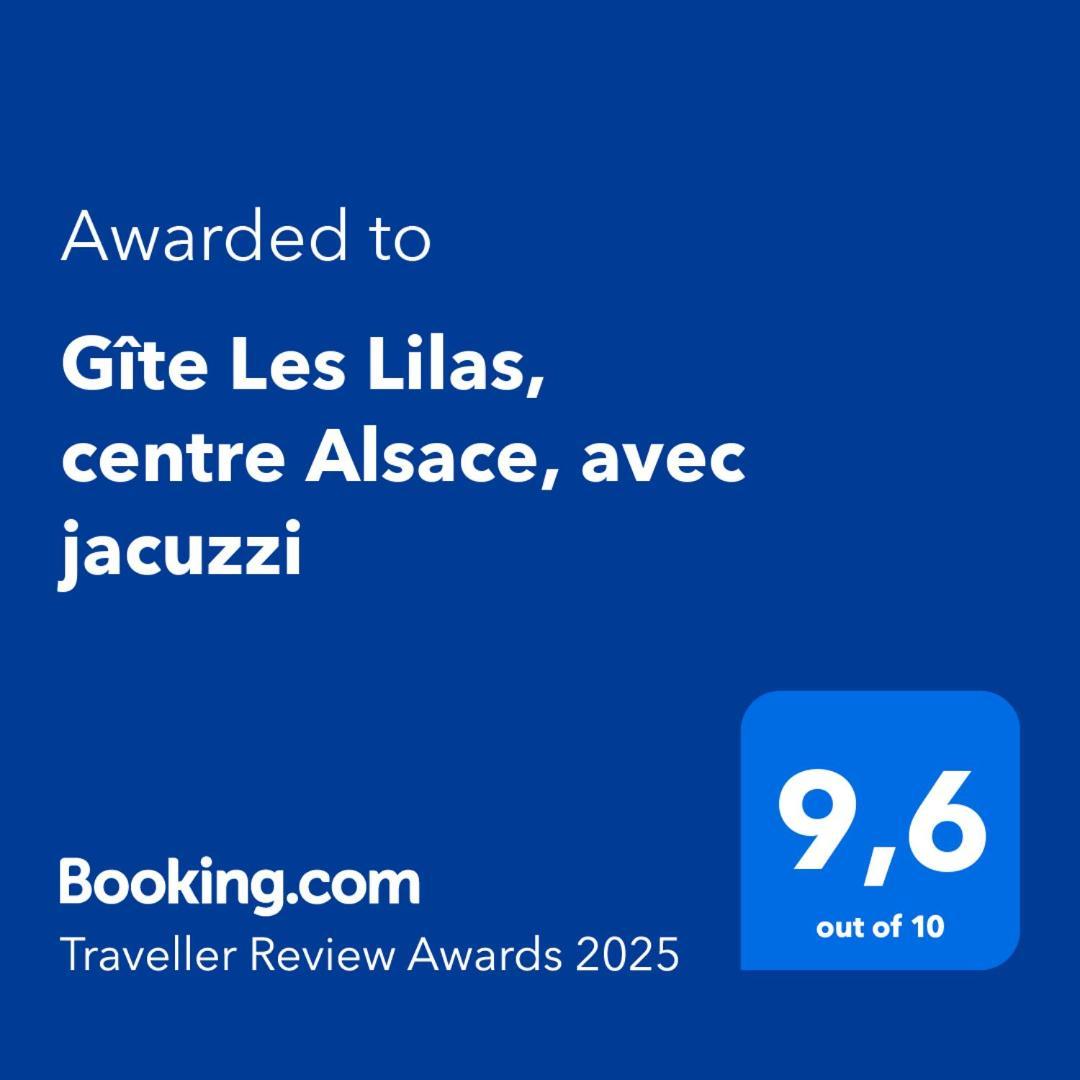 Gite Les Lilas, Centre Alsace, Avec Jacuzzi Mackenheim Luaran gambar